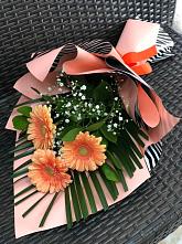 Букет цветов из:  Герберы #REPLACE_PRED# Кугеси