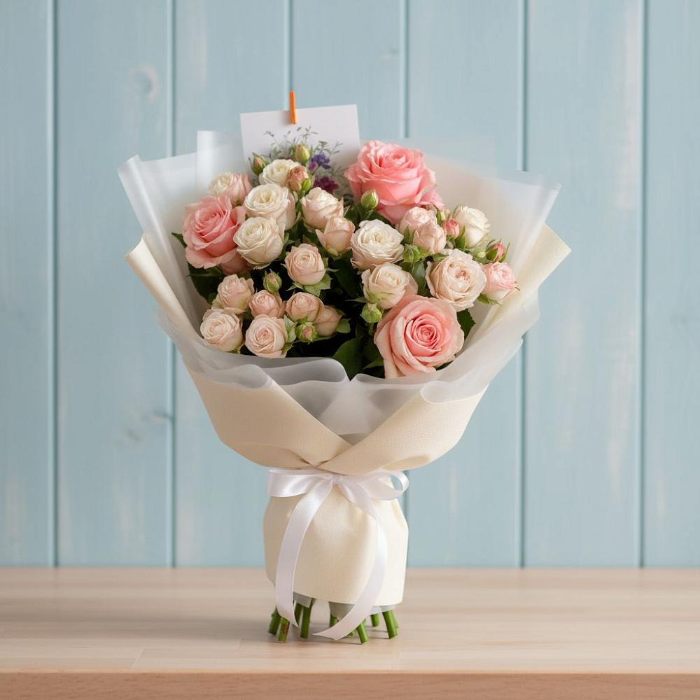 Букет цветов из: Розы в Кугеси